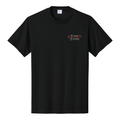 Front of Trish Toledo Portrait T shirt with left chest print